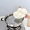 Cooking Tray, 9.5 Inch Stainless Steel Round Holder Shelf Pressure Cooker Canner Rack Removable Legs Chinese Steaming Rack for Instant Pot (stainless steel 3) - Image 4