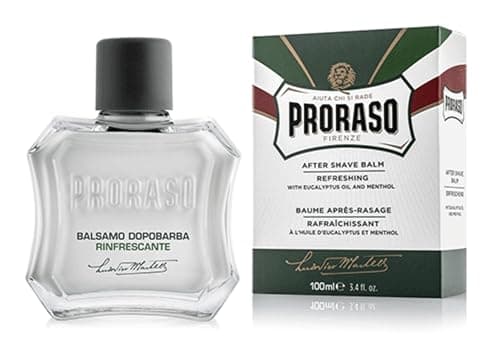 Proraso | Baume Après-Rasage Rafraîchissant (flacon de 100 ml) – Soin visage homme sans alcool à l'huile d'eucalyptus et menthol – Fabriqué en Italie - Image 3