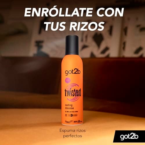 Schwarzkopf Got2B Hair Styling Mousse - Curl Definition - Anti-Frizz - Wavy to Curly - Aerosol Spray 250 ml - Image 8