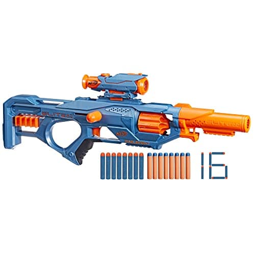 Nerf Elite 2.0, blaster Eaglepoint RD-8, barillet 8 fléchettes, viseur et canon amovibles, 16 fléchettes Nerf Elite officielles - Image 2