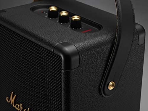 Marshall Tufton Haut-parleur de fête Bluetooth portable d'extérieur, résistant à l'eau IPX2 - Noir et laiton - Image 5