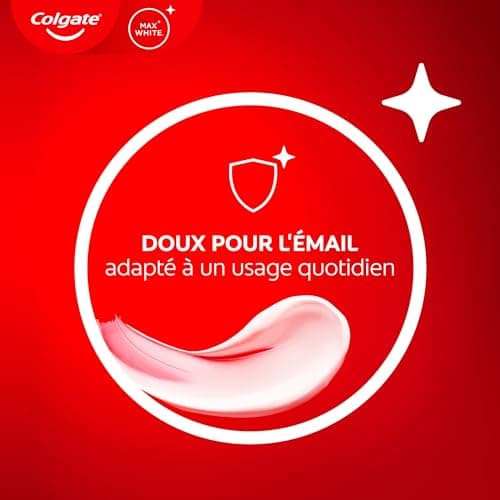 COLGATE - Dentifrice Max White Expert Original - Blanchiment Double Action - 75ml - Image 7