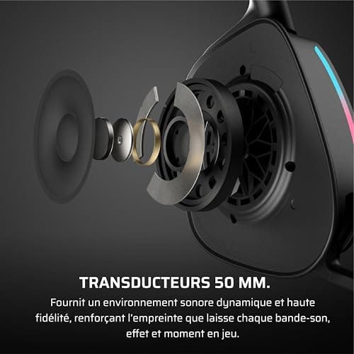 Corsair Void v2 Wireless Gaming Headset with Bluetooth for PC, PS5, PS4, Switch and Mobile - Dolby Atmos, Dual Wireless Multiplatform, Long Life Battery, Fast Charging - Carbon - Image 6