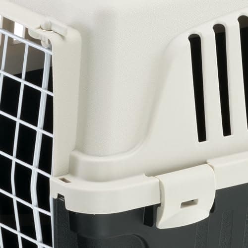 Ferplast Transport Basket for Cats and Dogs up to 5 kg, Laminated Iron Door, 32.5 x 48 x H 29 cm, Black - Image 7
