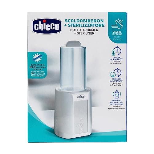 Chicco 2 in 1 Bottle Warmer, Timer and Defrost Function, Sterilization Function, Also for Bottles and Breast Milk, Multifunctional, White - Image 6