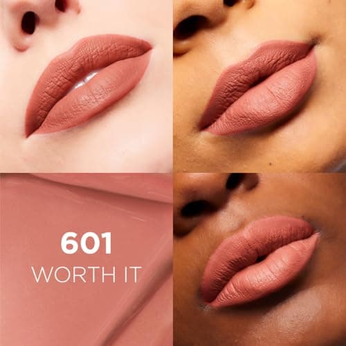 L'Oréal Paris - Liquid Lipstick - Intense Colour & Matte Finish - Long Lasting - No Transfer - With Hyaluronic Acid - Infallible Matte Resistance - Shade : 601 Worth It - Image 7