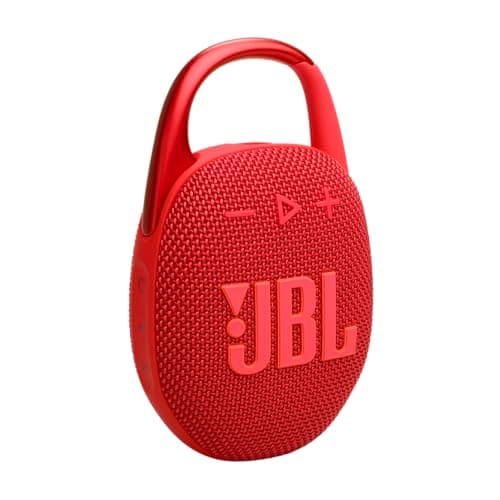JBL Clip 5, Ultra-Portable Bluetooth Speaker, Built-in Carabiner, JBL Pro Sound, Punchy Bass, 12 Hours Playtime Boost Function, IP67 Water and Dust-Proof, Red - Image 2