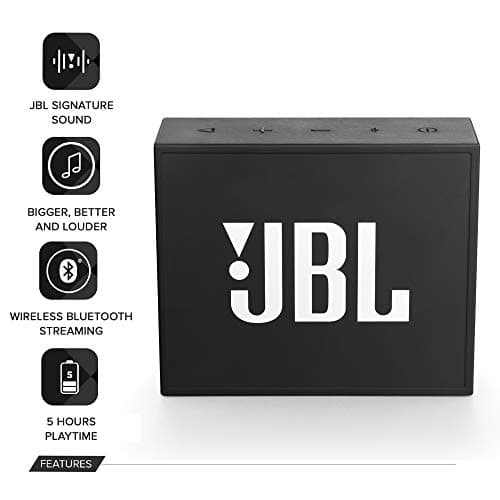 JBL GO+ Portable Bluetooth Speaker - Speaker with Hands-Free and Noise Cancelling - Non-Waterproof - 5 Hours Battery Life - JBL Audio Quality - Black - Image 3