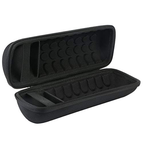 Khanka Hard Case Travel Case Cover for JBL Flip 7/6/5 Portable Bluetooth Speaker (All Black) - Image 5