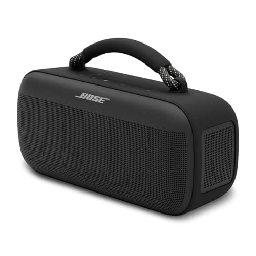 Bose Soundlink Max, Grosse enceinte Bluetooth étanche, Enceinte puissante rechargeable avec jusqu’à 20 heures d’autonomie, USB-C, Enceinte avec entrée auxiliaire 3,5 mm intégrée, Noir - Image 2