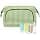 FRODOTGV Trousse de maquillage de voyage avec motif vichy vert, Vichy vert, 1 Size - Image 2