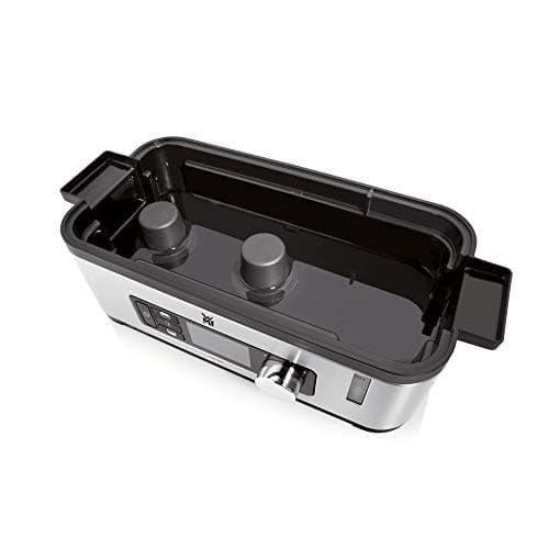 WMF KITCHENminis 0415090011 Ultra-Compact Electric Steamer with Elegant Design Cromargan Stainless Steel 2.15 L BPA Free 2 Compartments Cooking Programmes Cooking Vegetables Rice Fish 900 W - Image 7