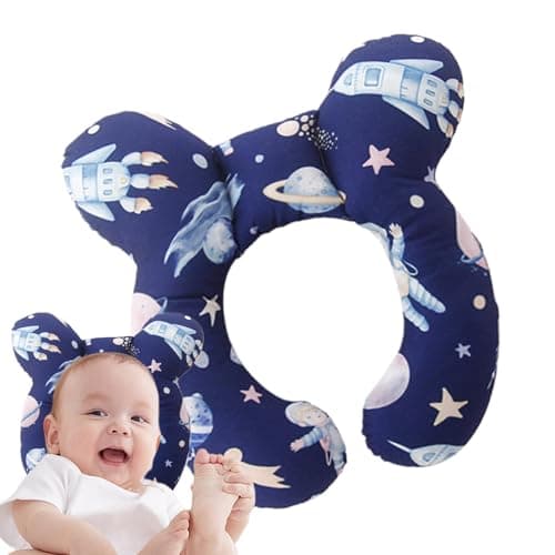 Coussin d'allaitement et positionneur | Oreillers en Forme de U pour, Coussin pour Tout-Petit, Motif Dessin animé, Soutien Optimal pour Mamans et bébés - Image 7
