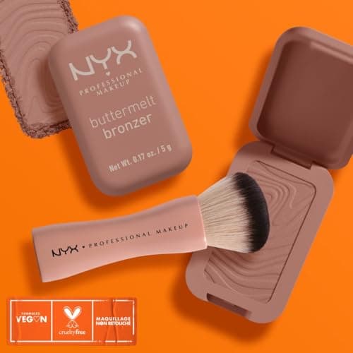 NYX PROFESSIONAL MAKEUP - Cream Bronzer - Body and Face Use - Buttermelt Bronzer, Shade : Butta Biscuit - Image 7