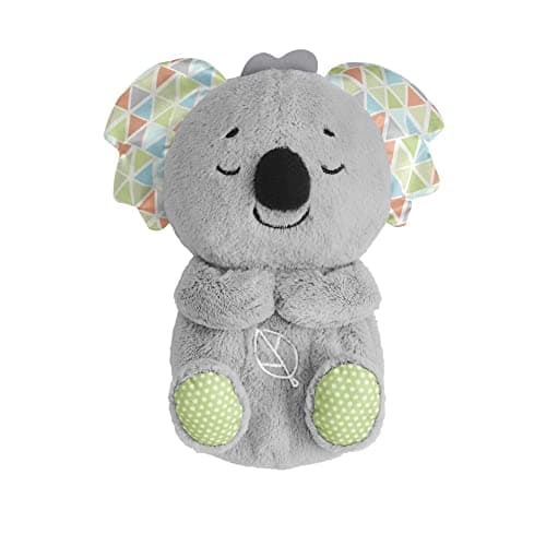 Fisher-Price Mon Koala Cuddles Bonne Nuit | Koala Plush Toy for Babies from Birth | Soft and Soothing Plush Night Light that Breathe and Lights | Baby Gift for Baby Girls or Boys, HBP87 - Image 2