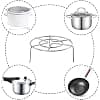 CHICHENG Steamer Rack Set for Instant Pot Accessories, Stainless Steel Steaming Rack for Instant Pot, Egg Steam Rack Stand Cooking Food Holder Air Fryer Accessory for Pressure Cooker (3 Steam Rack) - Image 7