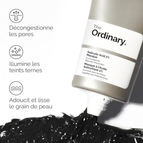 The Ordinary Salicylic Acid Mask 2%, Purifying Mask with Charcoal and Clay, for Skin Prone to Blemishes, 50ml - Image 4