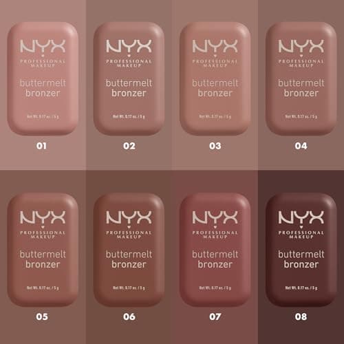 NYX PROFESSIONAL MAKEUP - Cream Bronzer - Body and Face Use - Buttermelt Bronzer, Shade : Desserve Butta - Image 8
