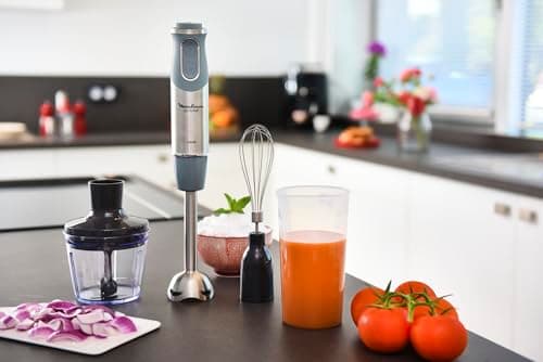 Moulinex quickchef Hand Blender with 3 Accessories, Stainless Steel, 10 Speed, 1000W - Image 3