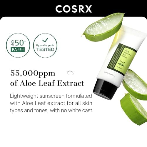 COSRX Aloe Soothing Sun Cream SPF50+ PA+++ - Image 5