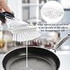 OXO Dish Brush Refills 4 Pack - Soap Dispenser Head Replacement for Scrubbing Brush (White) - Image 4
