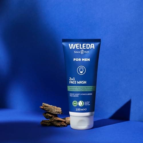 WELEDA - Gel nettoyant 2en1 visage et barbe Homme - Nettoie en profondeur, prévient les impuretés et réduit l'excès de sébum - NATRUE* - Vegan*** -100 ml - Image 5