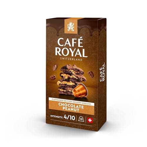 Café Royal Chocolate Peanut Limited Edition Nespresso Compatible Coffee Capsules, Chocolate & Peanut 4/10 Intensity, 100 Capsules - Image 2