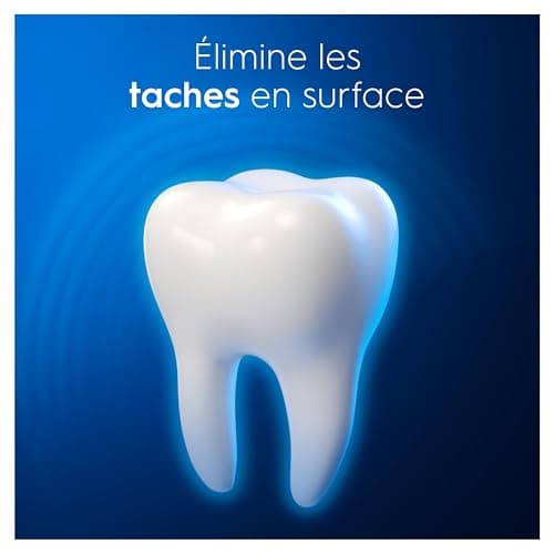 Oral-B Pro 3D Dentifrice White Clinical Blancheur Intense Blanc Éclatant Pour Dents Et Gencives Sensibles, Éliminant Les Taches, Technologie Ionique, Menthe Verte, 75 ml - Image 5