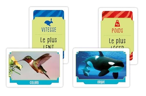 Clementoni | Incredible Animals | Educational Card Game 6+ | 50 Illustrated Cards | 6 Game Modes | Observation, Reflexes, Memory | Compact Size | Children's Board Game - Image 5