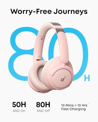 Soundcore by Anker Q30 Active Hybrid Noise Cancelling Wireless Bluetooth Headphones, Multiple Modes, Hi-Res Sound, EQ in App, 40 Hour Battery Life, Quick Charge, Comfort Earpads, Multi-Point - Image 5