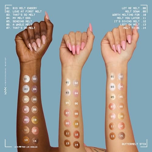 NYX Professional Makeup Buttermelt Highlighter Stix Smooth Stick - Glowy Effect - Ultra Melting Texture - 8H Hold - Natural Finish No Greasy Effect - Shade : That's So Melt - Image 8