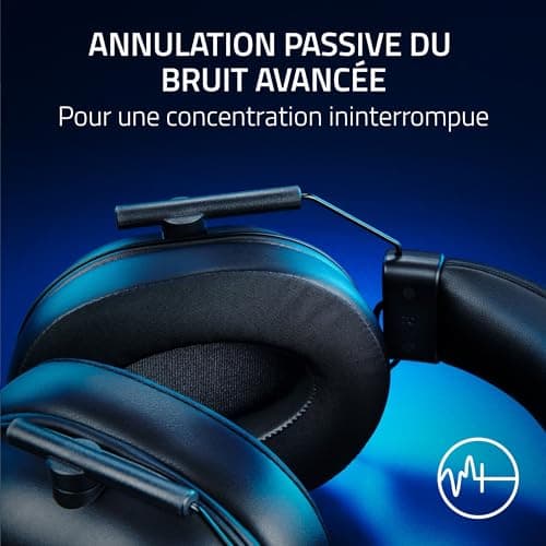 Razer Blackshark V2 X (PlayStation) - Wired E-Sports Headset for PlayStation Console (240g, Cardioid Microphone, 50mm Speakers, Passive Noise Cancellation, 3.5mm Connector) Black - Image 5