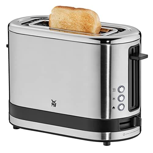 WMF KITCHENminis Grille-Pain, 1 Fente, 600W, Design Extra Compact, 7 niveaux de Brunissage, Réchauffe Viennoiserie, Inox Cromargan Haute Qualité 0414100011 - Image 2