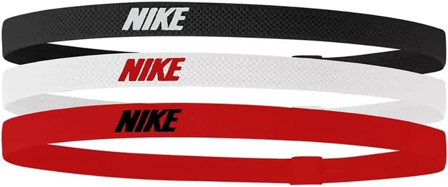 Nike Nike Men's Headbands, Cotton, Black/White/University Red, One Size