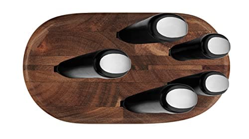 Tefal JAMIE OLIVER by Bloc + 5 Kitchen Knives Chef 20 cm, Santoku 16.5 cm, Bread 20 cm, Utility 12 cm, Office 9 cm K267S556 - Image 6