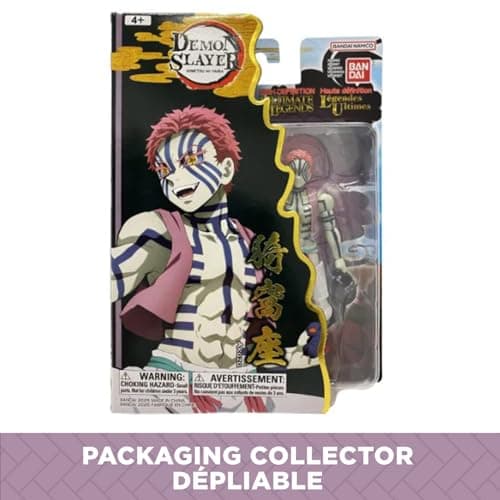 BANDAI - Ultimate Legends HD - Demon Slayer Action Figure 12 cm - Akaza - Officially Licensed Demon Slayer - Akaza Action Figure - Toy for Children 4+ - VE88967 - Image 5