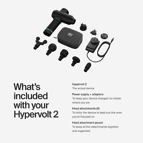 Hyperice Hypervolt 2 - Featuring Quiet Glide Technology Portable Percussion Massage Gun (Hypervolt 2 Black) - Image 8