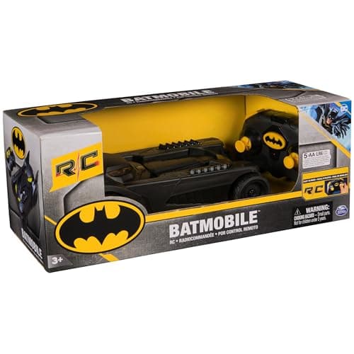 Spin Master DC Comics Batmobile Remote Control Car Batman Toys for Boys and Girls Ages 4+ - Image 7