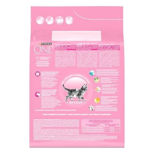 PURINA ONE | BIFENSIS Junior | Kitten up to 12 Months and Gestation Cats | Dry Food | Aid for the healthy development of the vital functions of the cat | Chicken | Bag | 2.8 kg - Image 4
