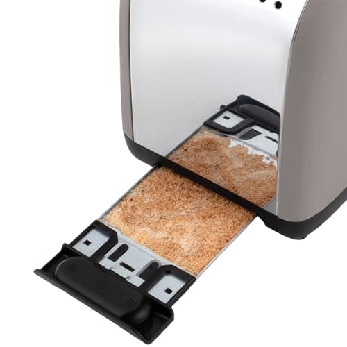 Russell Hobbs Toaster [for 2 slices] Colours Plus Mocha (6 settings, long slots, fast browning, raising, thawing, reheating, roll holder, auto stop, 1100 W) 26931-56 - Image 7