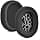 Yizhet Replacement Ear Pads Cushions Compatible with SteelSeries Arctis 3 Arctis 5 Arctis 7 Arctis 9X Arctis Pro Headphones (Black+Silver) - Image 2