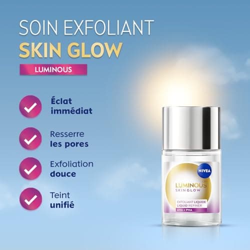 NIVEA Luminous 630 - Liquid Refiner Skin Glow - Anti-Spot Facial Care - Gently Exfoliates & Refines Pores - 4% BHA, 1% PHA & Aloe Vera - All Skin Types - 100 ml - Image 4