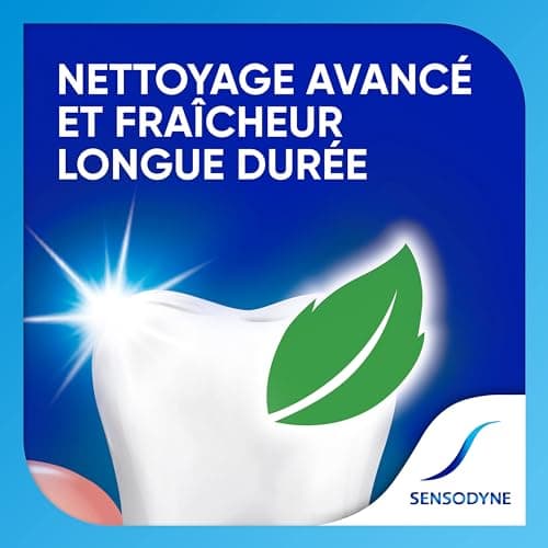 SENSODYNE - Dentifrice Soin Blancheur - Cliniquement Prouvé pour Soulager la Sensibilité Dentaire - Aide à Eliminer les Taches Dentaires Pour des Dents Plus Blanches - 6 x 75 ml - Image 8