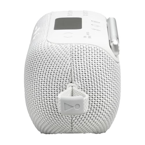 JBL Tuner 3 Portable Dab/Dab+/FM Radio with Bluetooth, 6 Presets, 15 Hours Battery Life, IP68 Waterproof, Auracast Multi-Speaker Connection, Compatible with JBL Portable App, White - Image 4