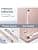 JETech Case for Samsung Galaxy Tab S10 Lite/S10 FE/S9 FE 10.9 Inch, Slim Folio Protective Tablet Case Cover Stand Translucent Trifold Back Support Charging S Pen (Rose Gold) - Image 4