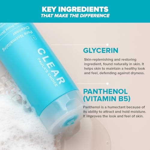 Paula's Choice CLEAR Gel Nettoyant Visage - Nettoie les Pores, Élimine les Excès de Sébum & les Points Noirs - avec Acide Salicylique - Tous Types de Peaux - 177 ml - Image 6