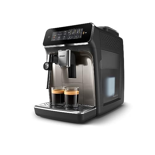 Philips Espresso Grinder Series 3300-5 Beverages, Colorful Touch Screen, Classic Milk Frother, SilentBrew, 100% Ceramic Grinder, Coffee Machine Black Chrome (EP3326/90) - Image 3
