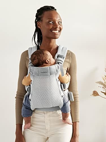 BabyBjörn Harmony Baby Carrier, Mesh 3D, Silver - Image 4