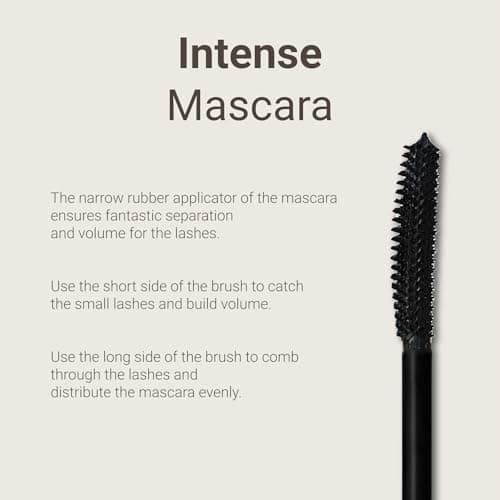 Sandstone Scandinavia Mascara Intense pour Yeux Sensibles - Hypoallergénique & Vegan - Anti-Bavures - Allongeant & Séparateur - Sans Parfum (Noir) - Image 7