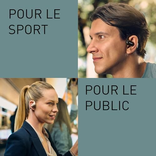Panasonic RB-F10DE-C Écouteurs Oreilles Libres sans Fil, Écouteurs Bluetooth avec Microphone ENC, 25 Heures d'Autonomie, Bluetooth 5.4, IPX4, Commandes Tactiles, Beige - Image 7